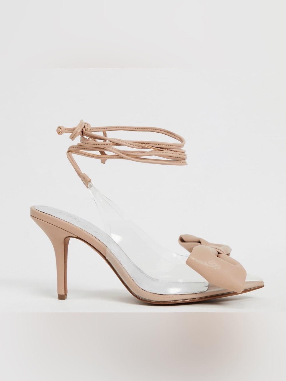 ASOS Nude Bow Slingback Heels – New Without Tags - Picture 4 of 4